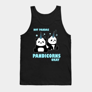 Not Pandas Pandicorns Okay Costume Gift Tank Top